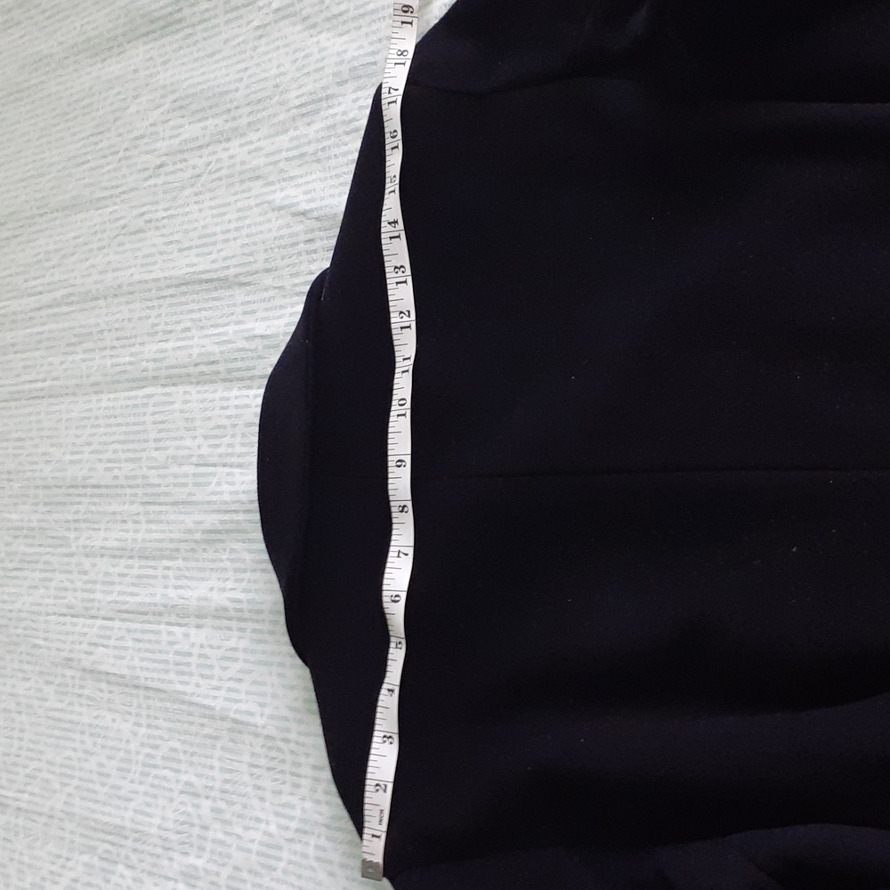 Escada Elements Navy Wool Coat - Picture 5 of 8